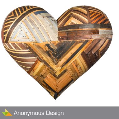 Custom Made Heart Wood - Sculpture