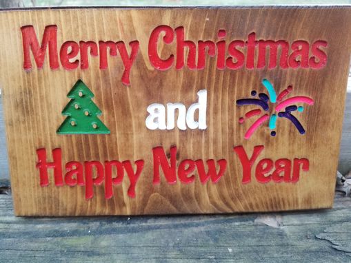 Custom Made Merry Christmas And Happy New Year