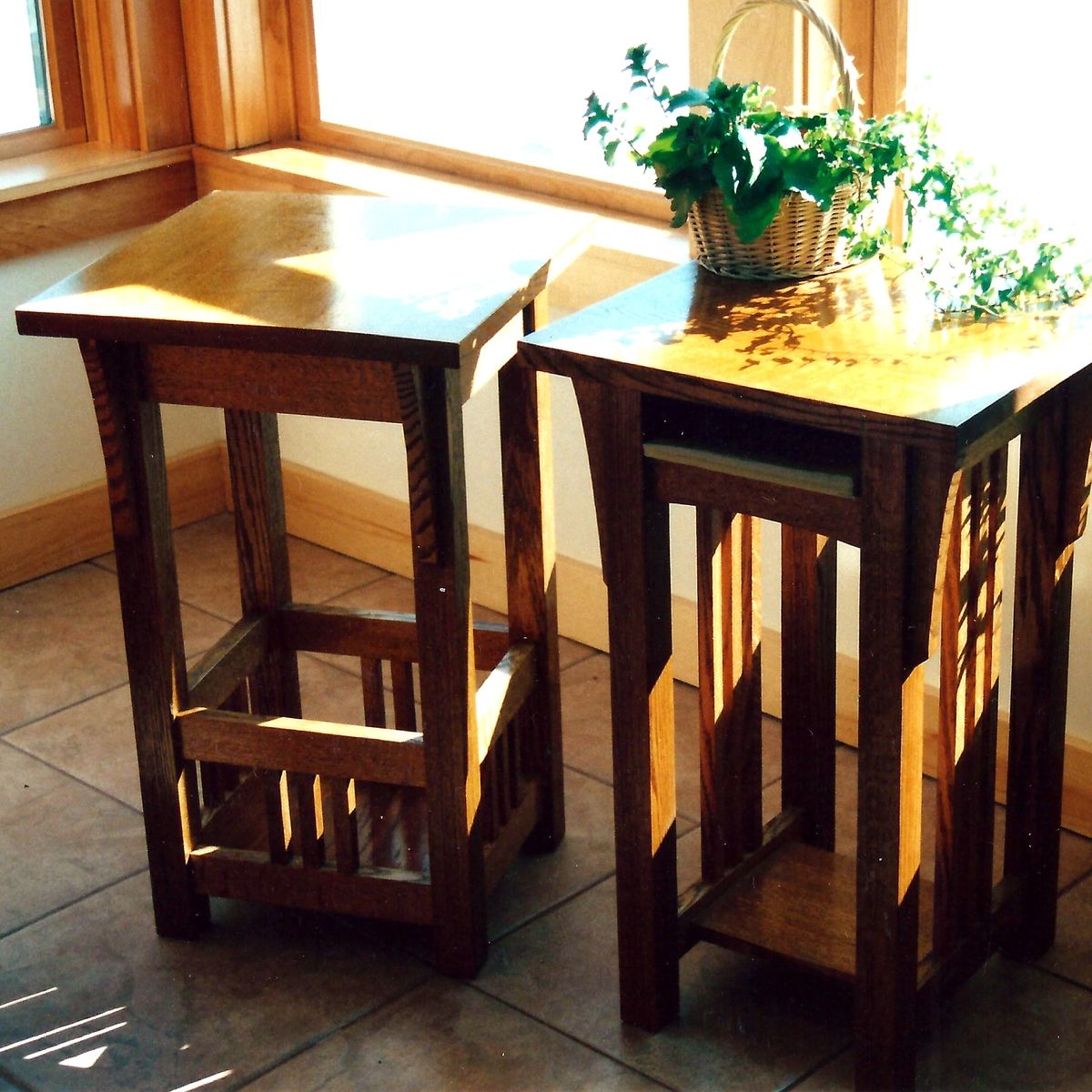 Hand Crafted Mission End Tables by Blue Hill & Woodwork
