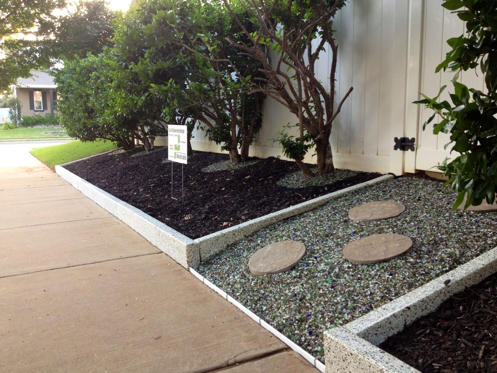 Hand Made Garden Edgers by A&D Concrete Design