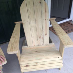 ADD CUSTOM ADIRONDACK CHAIR SEAT CUSHIONS - 200 Colors - woodjoyteak.com