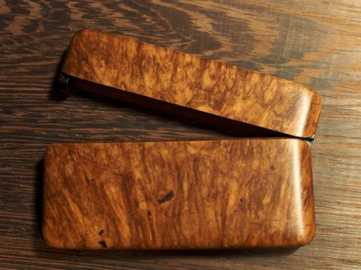 Custom Made Burl Wood Wallet