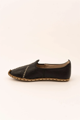 Custom Made Medieval Leather Shoes For Women Leather Slip Ons