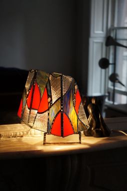 Custom Made Glass Art Lamp #59