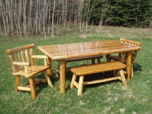 Custom Made Custom Cedar Dinning Table