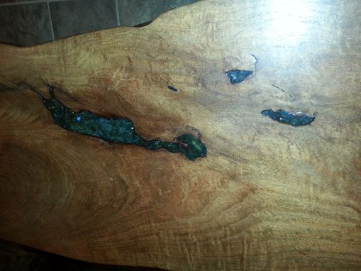 Custom Made Mesquite Side Table