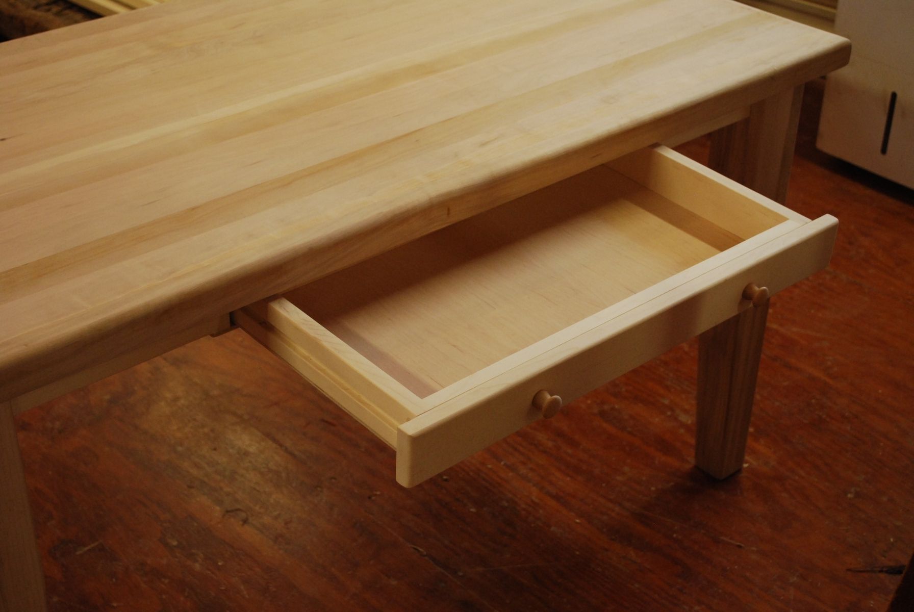 Custom A Table Using An Existing Butcher Block Top. by Larue