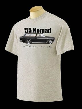 Custom Made 1955 Chevy Nomad T-Shirt Automotive Art