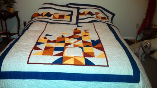 Custom Made Disney Castle Quilt & Pillow Shams