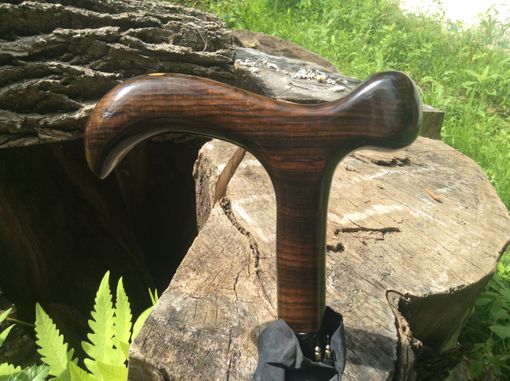Custom Made African Blackwood Cane Handle
