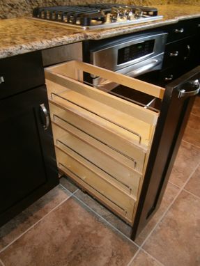 Hand Crafted Maple Kitchen Cabinets Espresso Stain Solid 