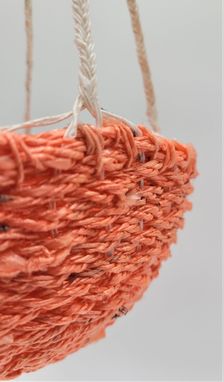 Custom Made Hanging Pot From Upcycled Plastic