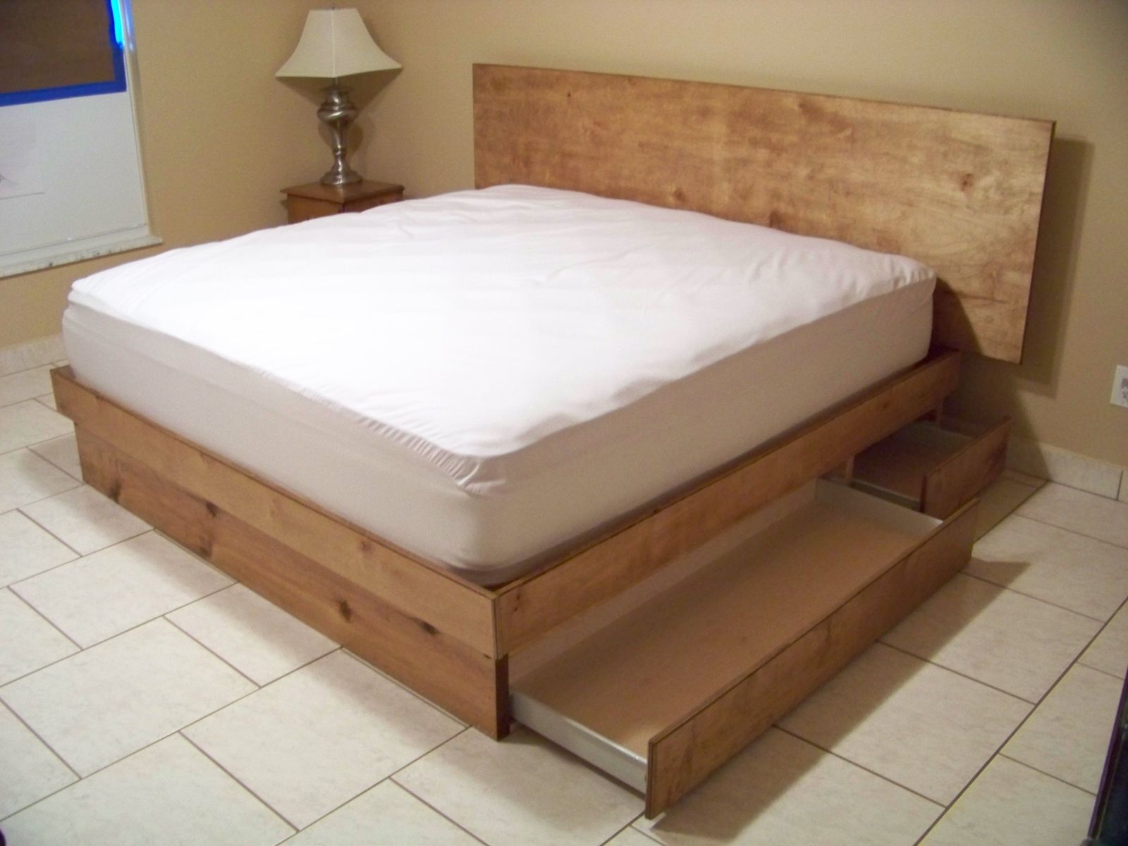 Handmade Storage Platform Bed by Scott Design | CustomMade.com