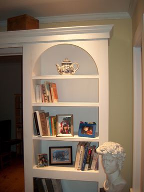 Custom Made Arched Bookcases