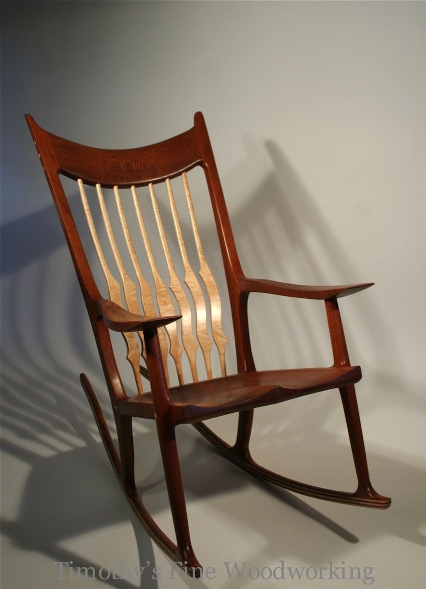 Custom Made Rocking Chair: Dreamtime by Timothy's Fine Woodworking ...