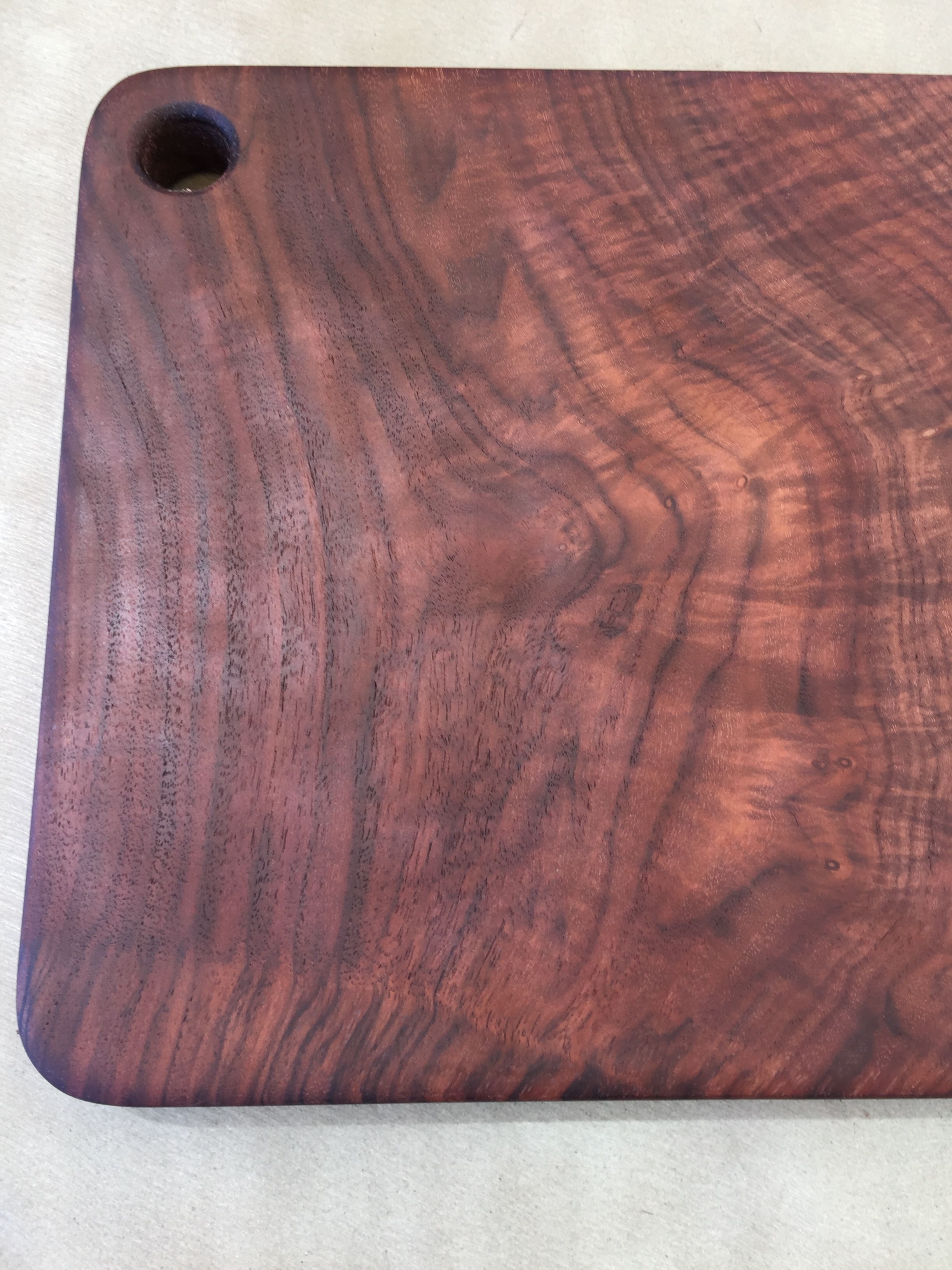 Hand Made Live Edge Walnut Cutting Board by Hardwood Reclamation