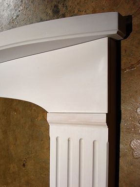 Custom Made Painted Fireplace Mantel