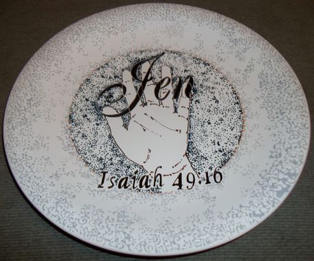 Custom Made Memorial Plate