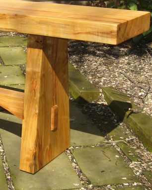 Custom Made Ambrosia Maple Bench