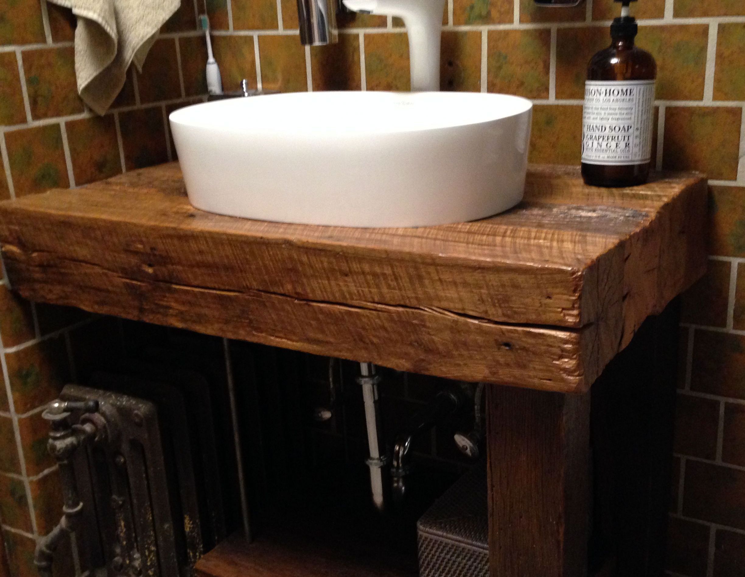 Hand Crafted Rustic Bath Vanity Reclaimed Barnwood By Intelligent Design Woodwork 