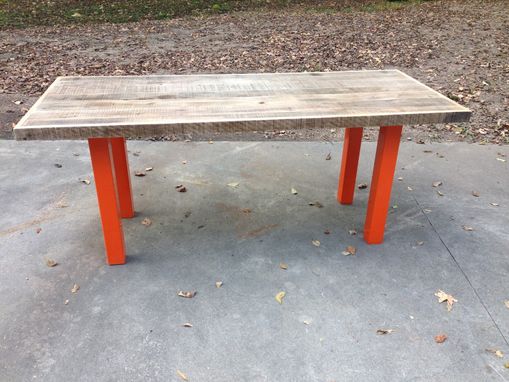 Custom Made Graywood Reclaimed Wood Dining Table
