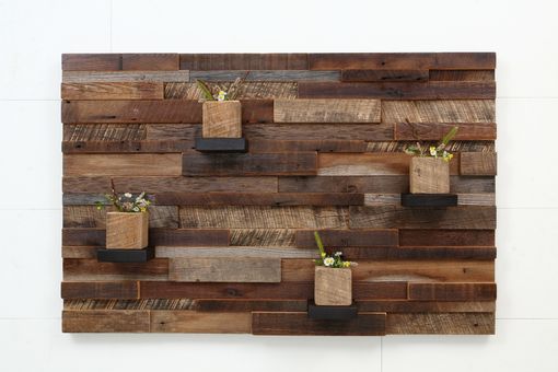 Hand Crafted Reclaimed Wood Wall Art Made Of Old Barnwood By