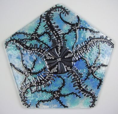 Custom Made 5-5-5 Brittle Star - Glass Fusing Artwork