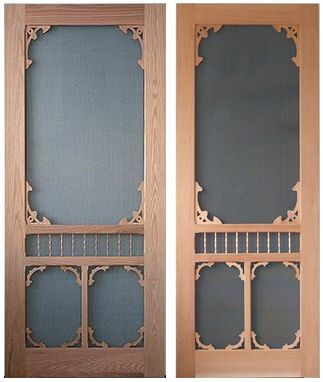 Custom Made Traditional Gingerbread Screen Doors