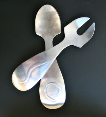 Custom Made Sterling Spoon And Fork