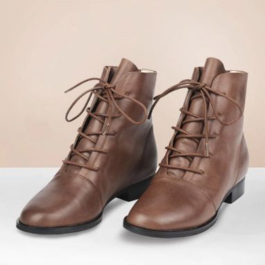 Custom Made Handmade Women Leather Shoes,Ankle Boots,Oxford Women Shoes