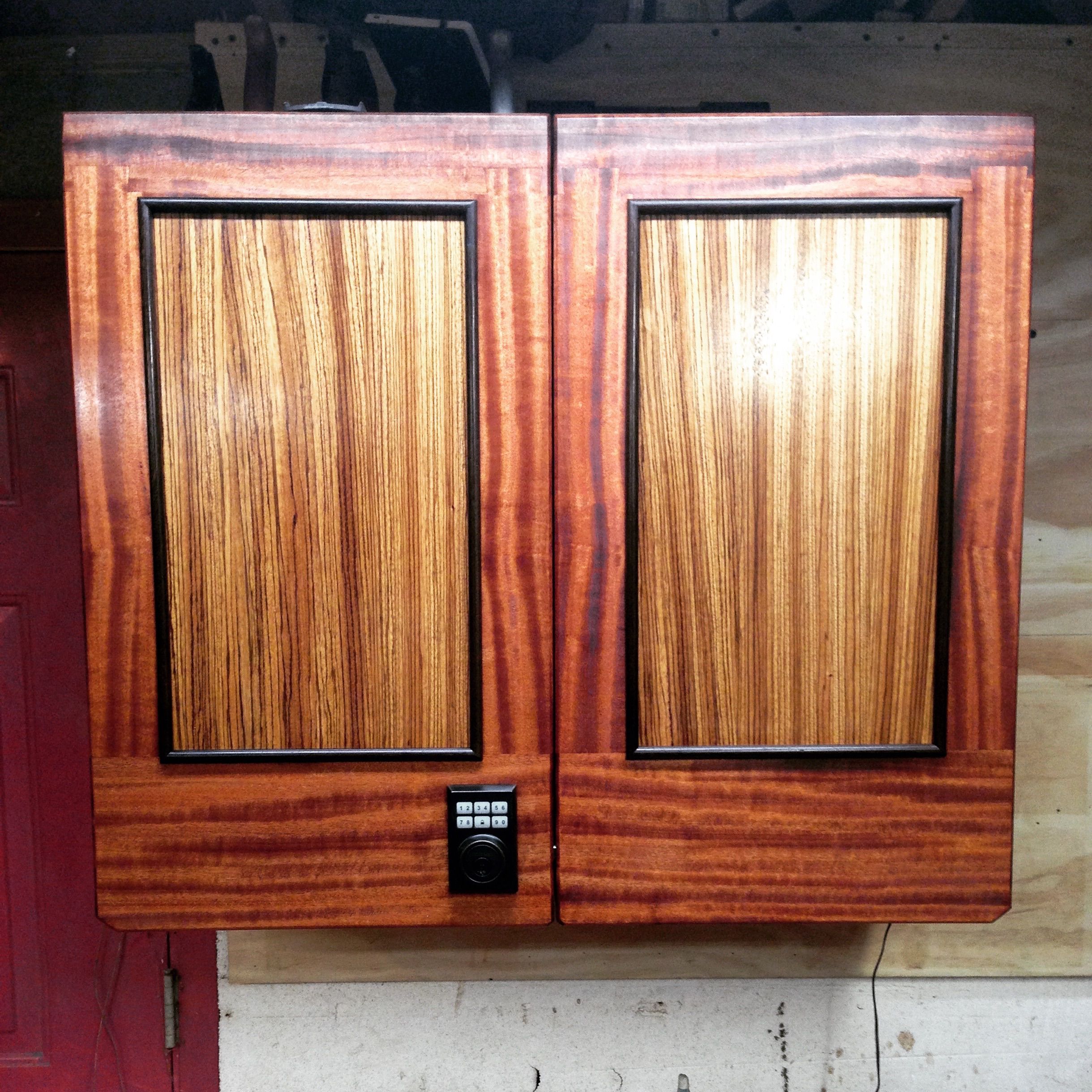 Handmade African Mahogany And Zebrawood With Wenge Trim by Cjs