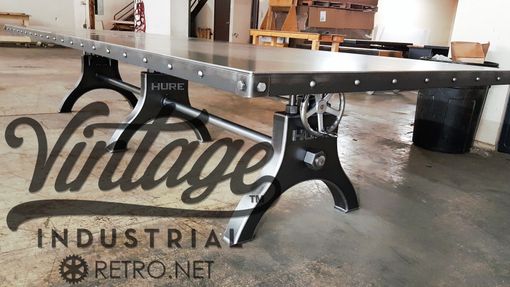 Custom Made Hure Crank Conference Table