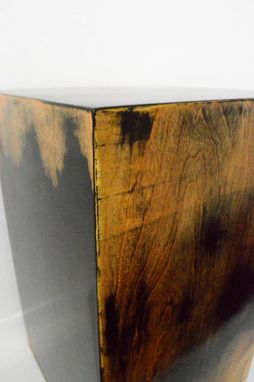 Custom Made Modern Decorative End Table Or Art Stand