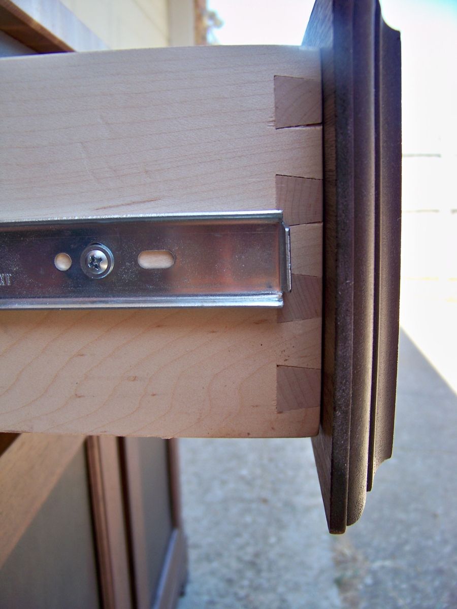 Custom Made Walnut And Butcher Block Maple Hutch by Lone Star Artisans