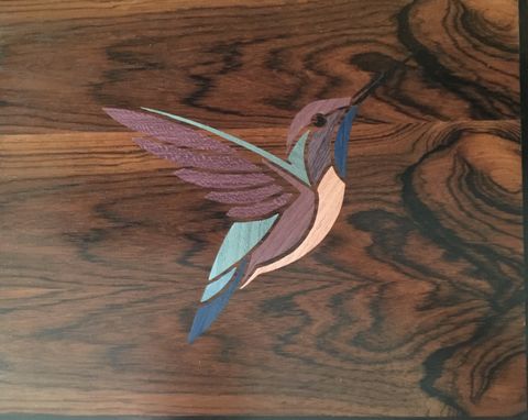 Custom Made Hummingbird Jewelry Box