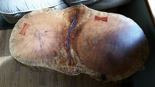 Custom Made Oak End Table