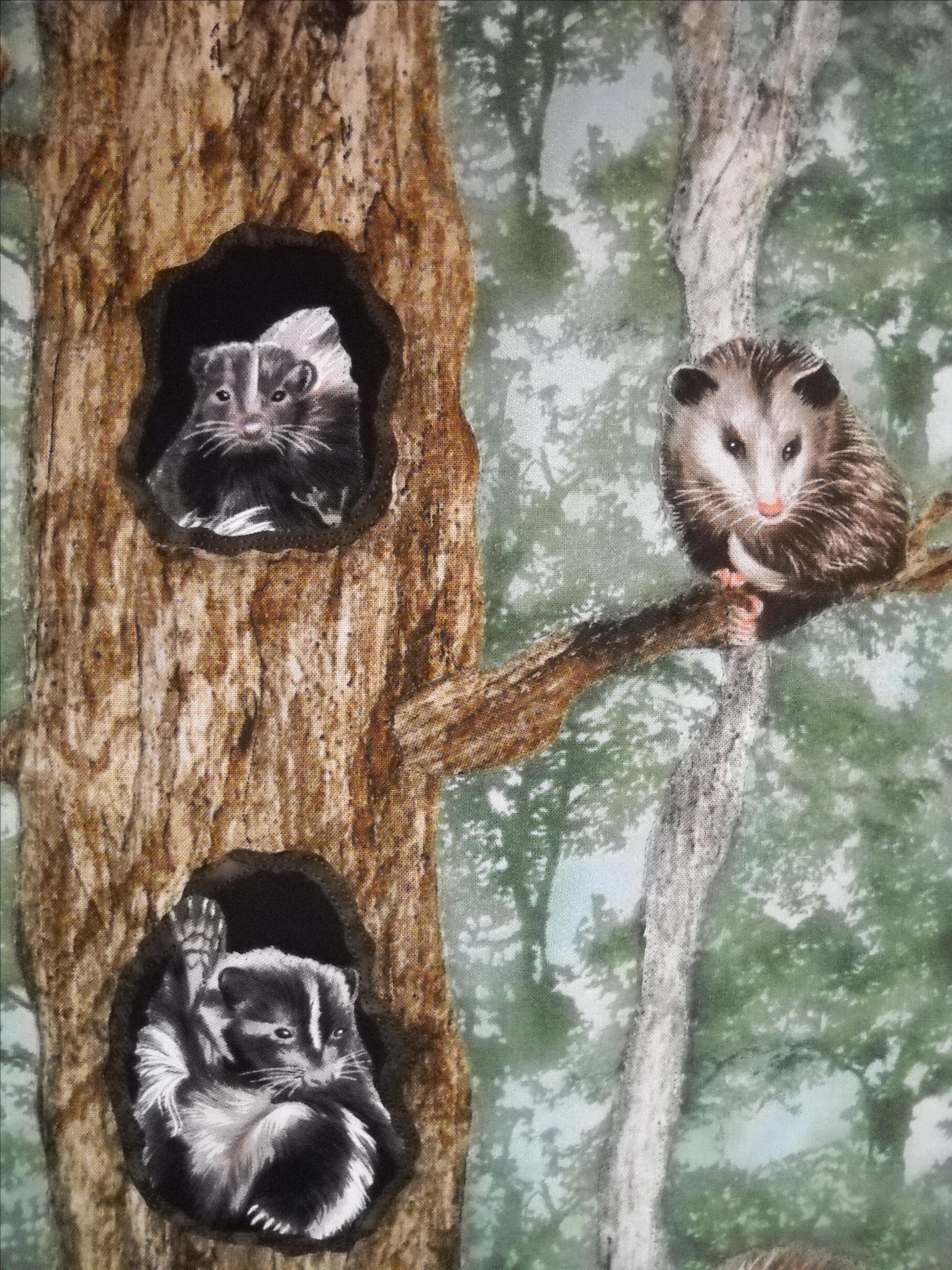 Custom Made Critter Condos Wall Art by Sue Ann Wiltse, Art Quilts