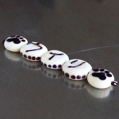 Custom Made Custom Personalized Name Beads Lampwork Glass Beads And Jewelry Japanese Kana Kanji And Thai