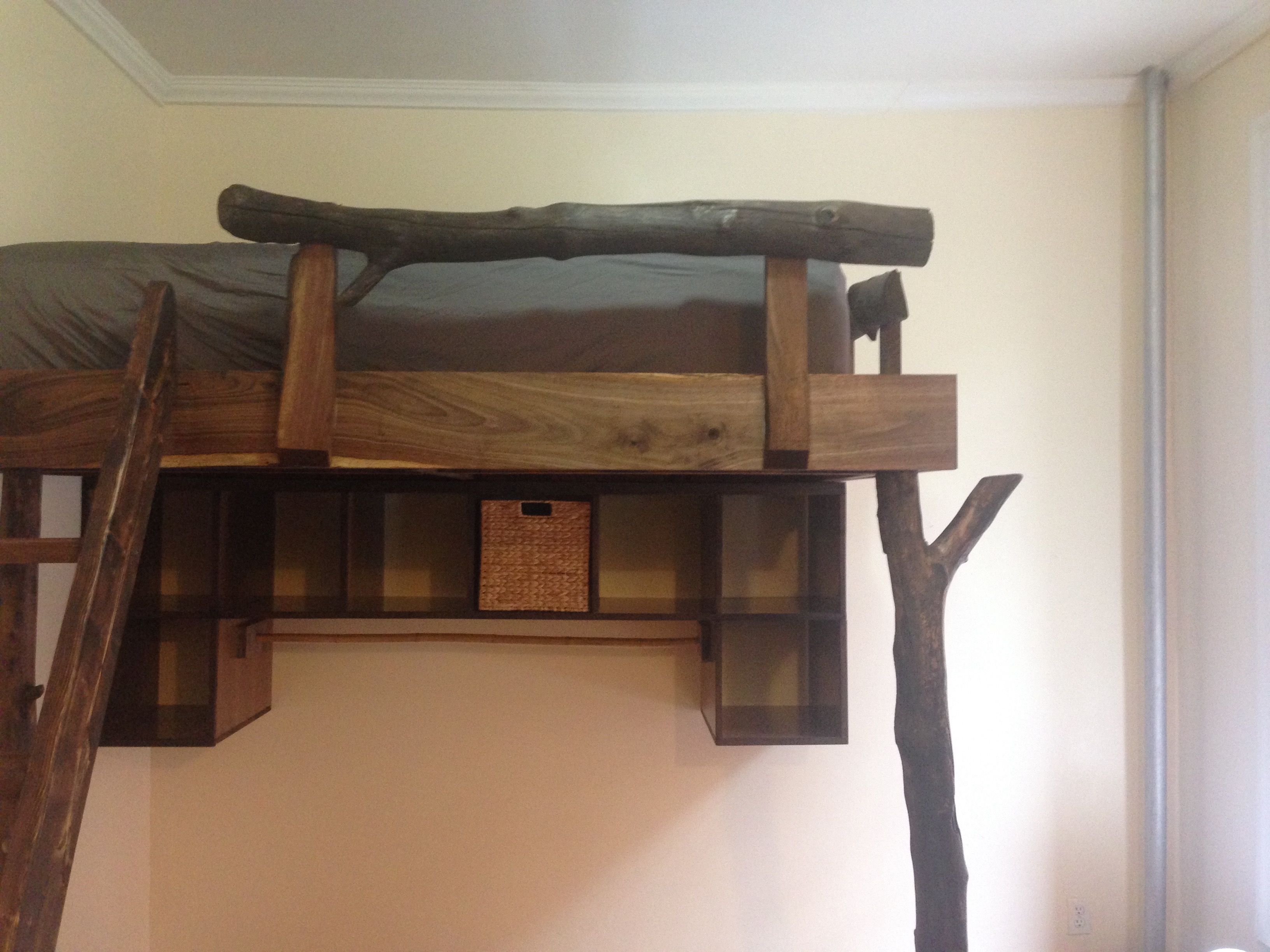 Custom Made Zen Loft Bed Rustic Style, Custom Bunk Beds Nyc