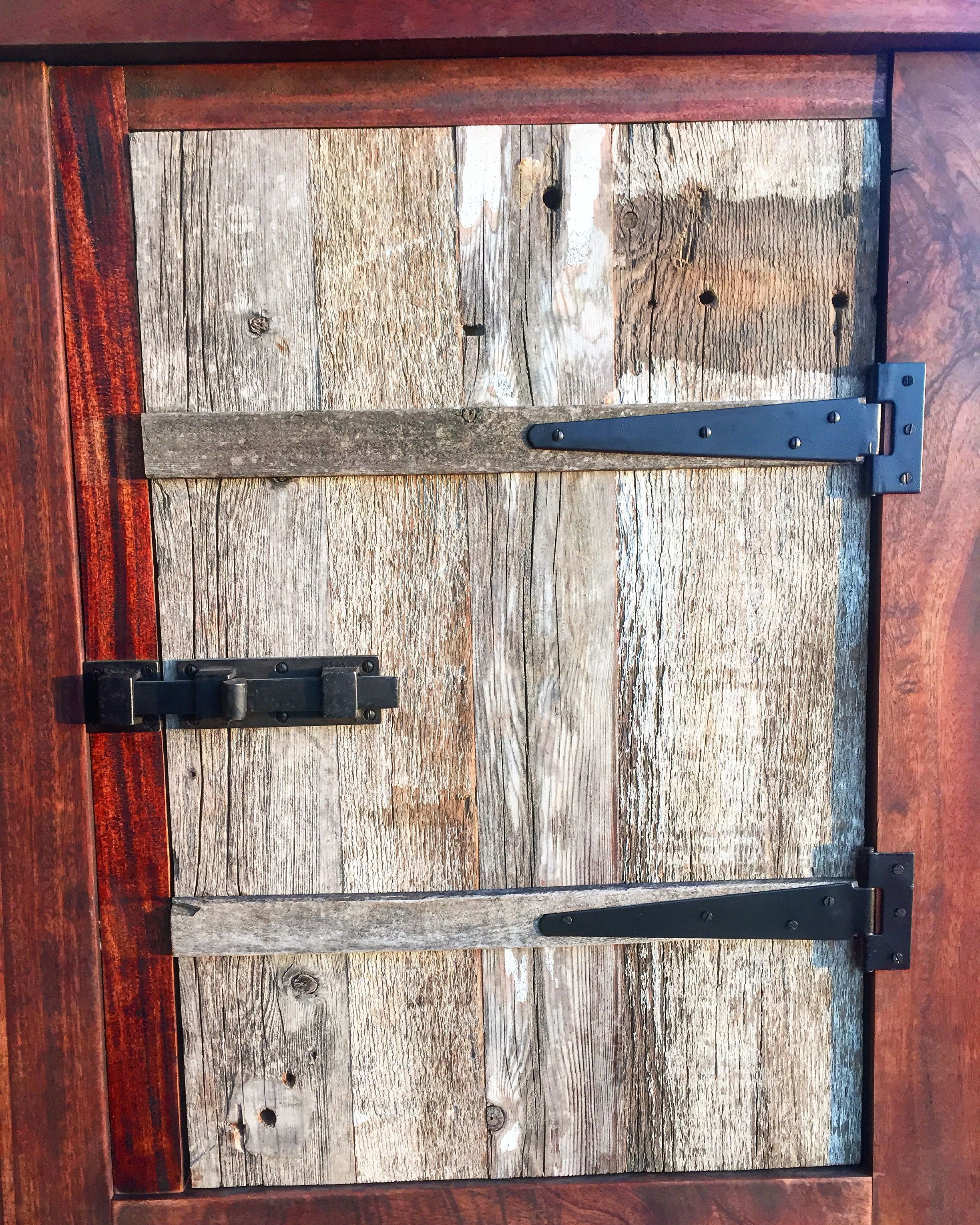 Hand Crafted Barnwood Bar Hutch by Carlson Custom Furniture