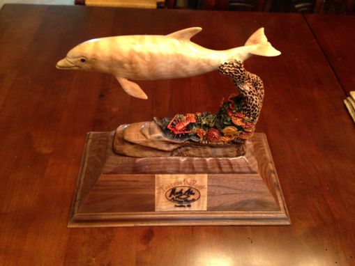 Custom Made Dolphin Sculpture "Peace On The Reef"
