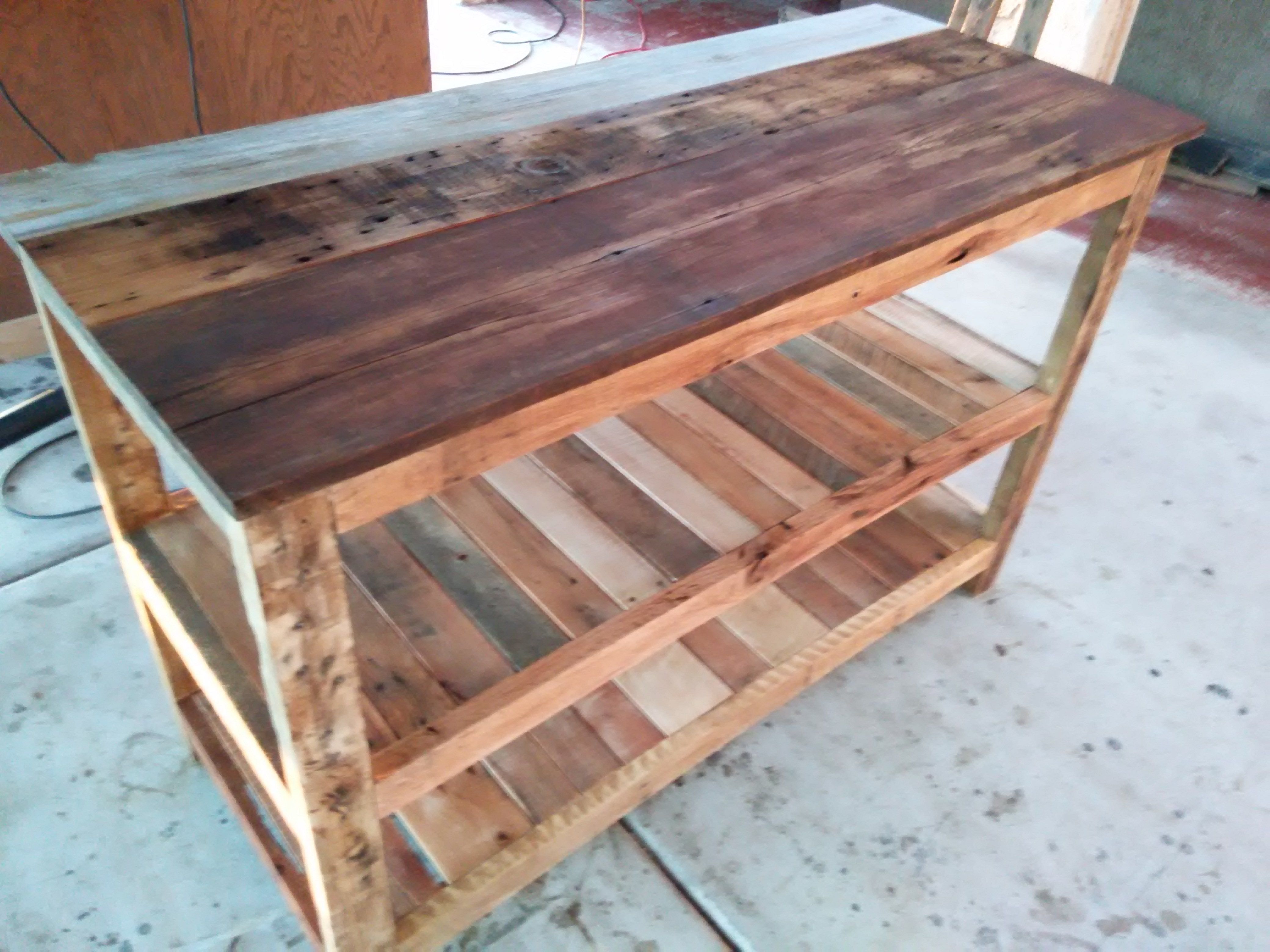 Buy Custom Country Kitchen Island, made to order from Woodsy pallet
