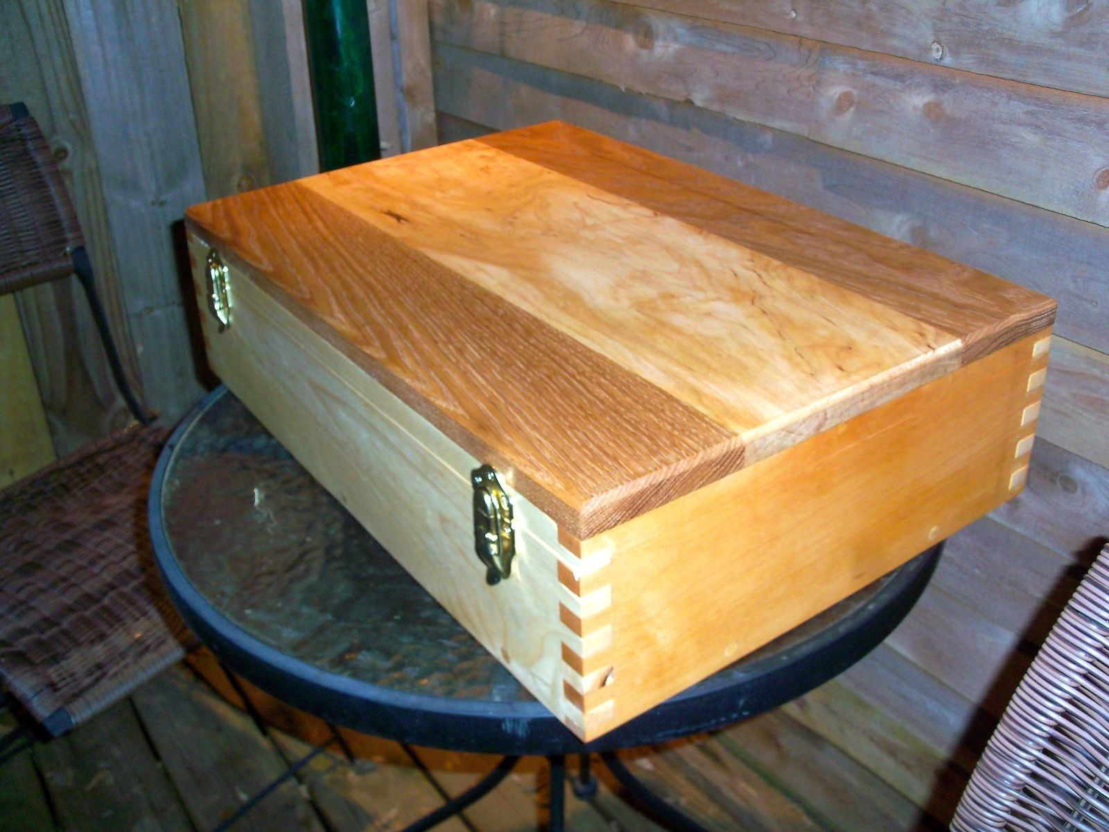 Buy Handmade Wood Case, Wood Laptop Case, Locking Wood Box, made to