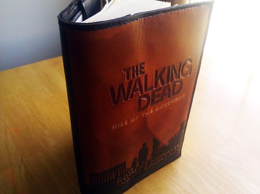 Custom Made The Walking Dead Leather Book Cover