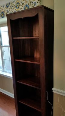 Custom Made Walnut Shelving