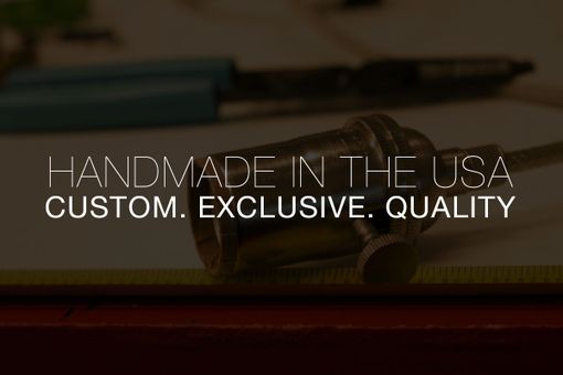 Custom Made Industrial Rustic Pipe Pendant Light- Brass