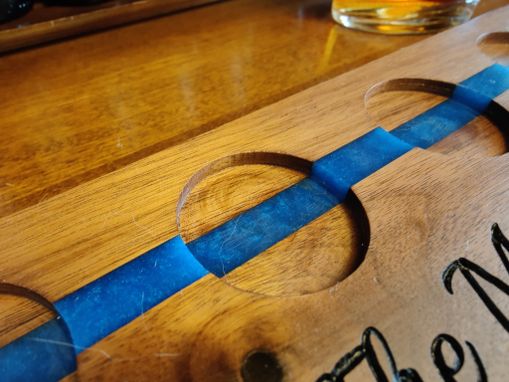 Custom Made Thin Blue Line Whiskey Tasting Flight
