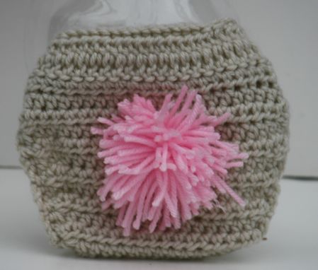 Custom Made Crochet Bunny Diaper Cover Set