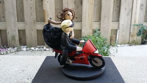 Custom Made Cute Motorcycle Topper