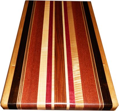 Custom Made Exotic Wood Cutting Board ~ Full Size